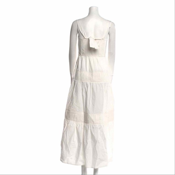 Carolina K Kuna Maxi Dress White Gardenia Size XS - Picture 4 of 7